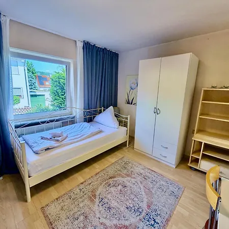 شقة Schickes Zentral In Rhein-main, Wlan&tv