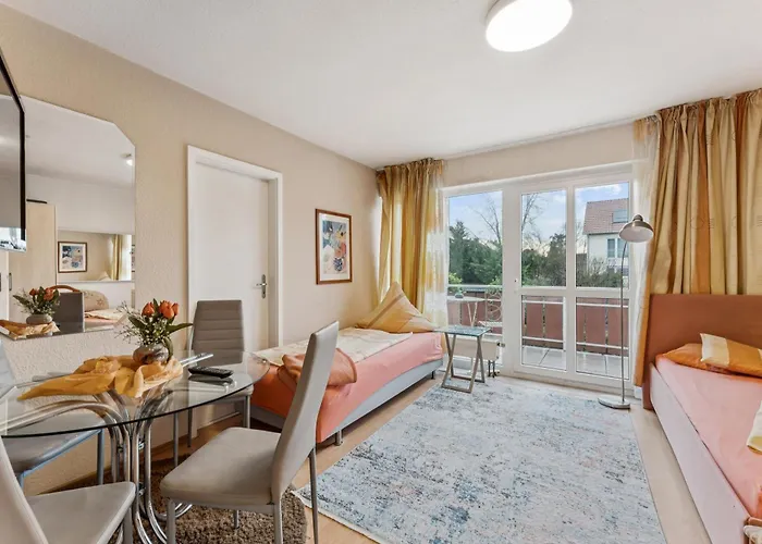 Apartamento Schickes Zentral In Rhein-main, Wlan&tv *